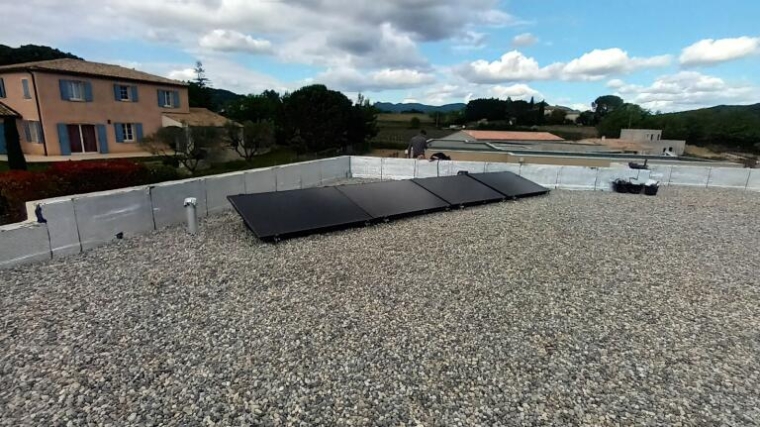 Installation photovoltaïque près de Bollène, Montélimar, Éconergies