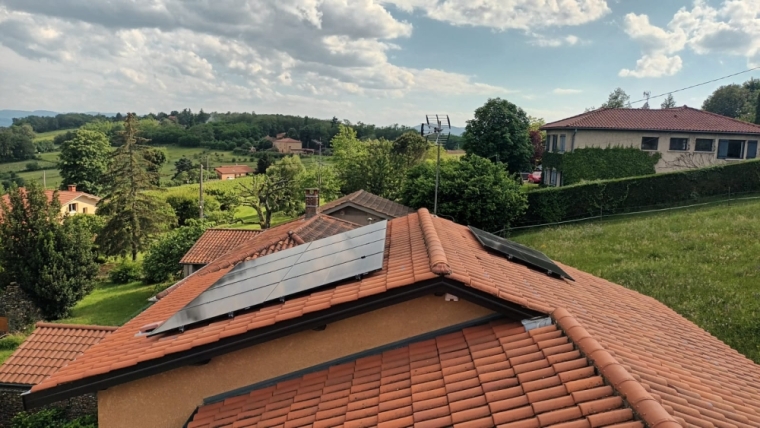 Installation photovoltaïque près de Lyon, Montélimar, Éconergies