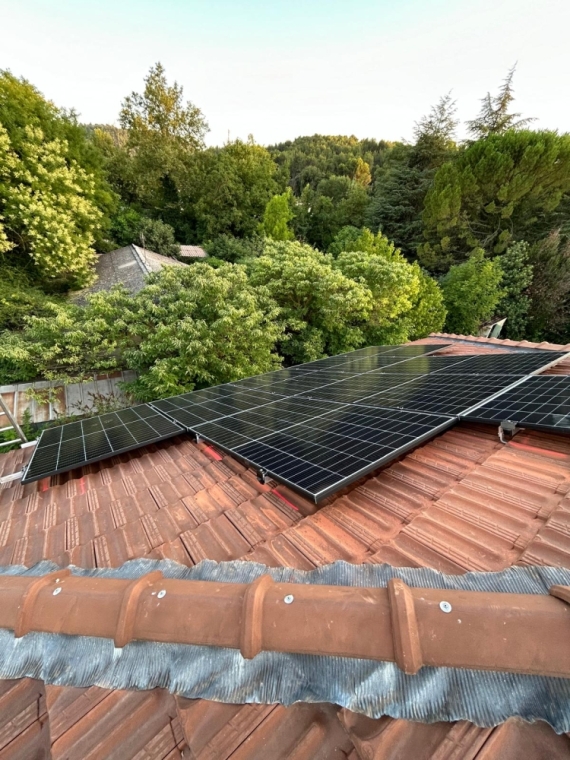 Installation photovoltaïque finalisée près de Aix en Provence, Montélimar, Éconergies