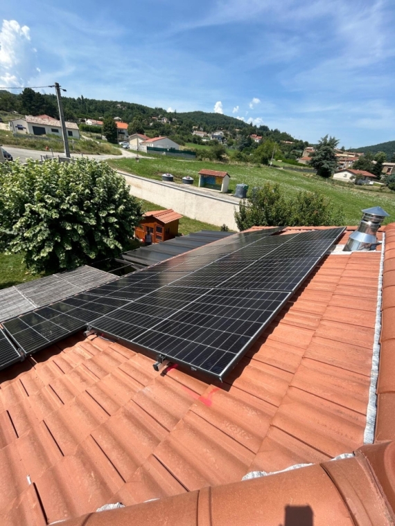 Installation photovoltaïque près de Vienne, Montélimar, Éconergies