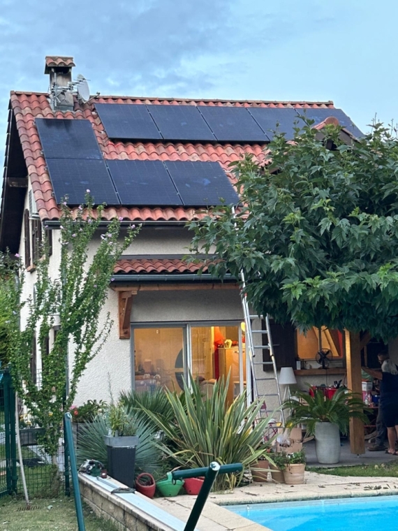 Installation photovoltaïque près de Grenoble, Montélimar, Éconergies