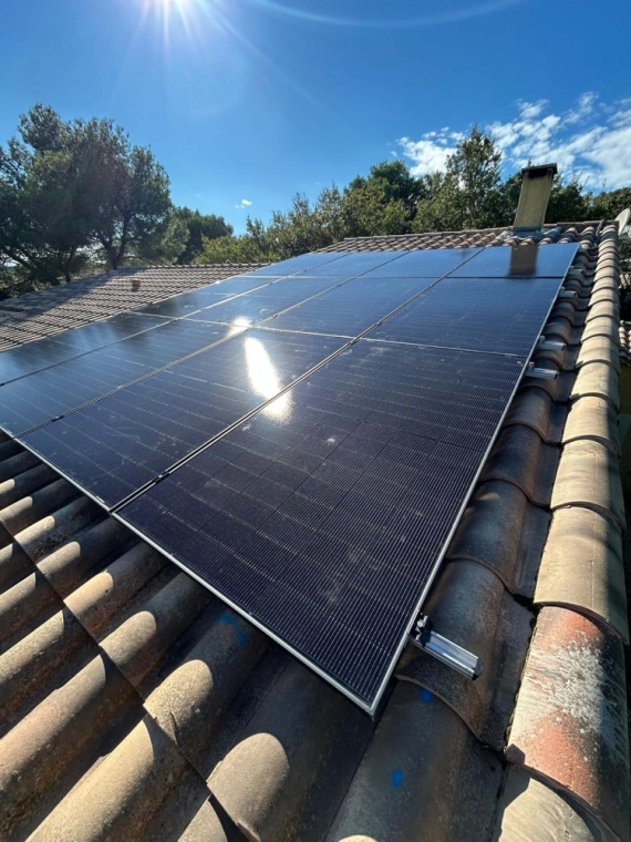 Installation photovoltaïque près de Orange, Montélimar, Éconergies